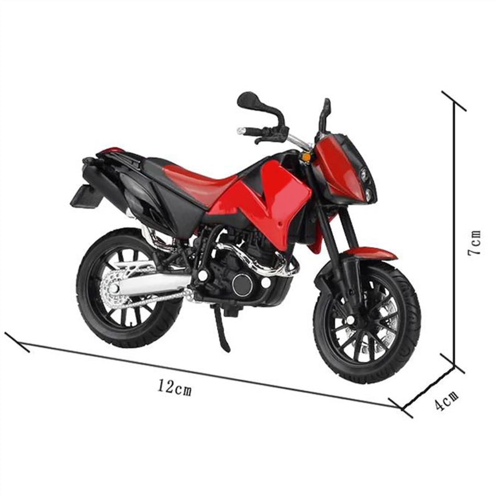 MAKUTU Modello di Moto in Scala per 640 Duke II 1/18 Modello di Moto Die Cast Veicoli da Collezione Hobby Giocattoli Regalo di Compleanno