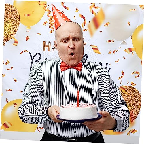 Uonlytech Fundo De Parede De Aniversário Banner De Feliz Aniversário Balões De Banner Pendurados Par