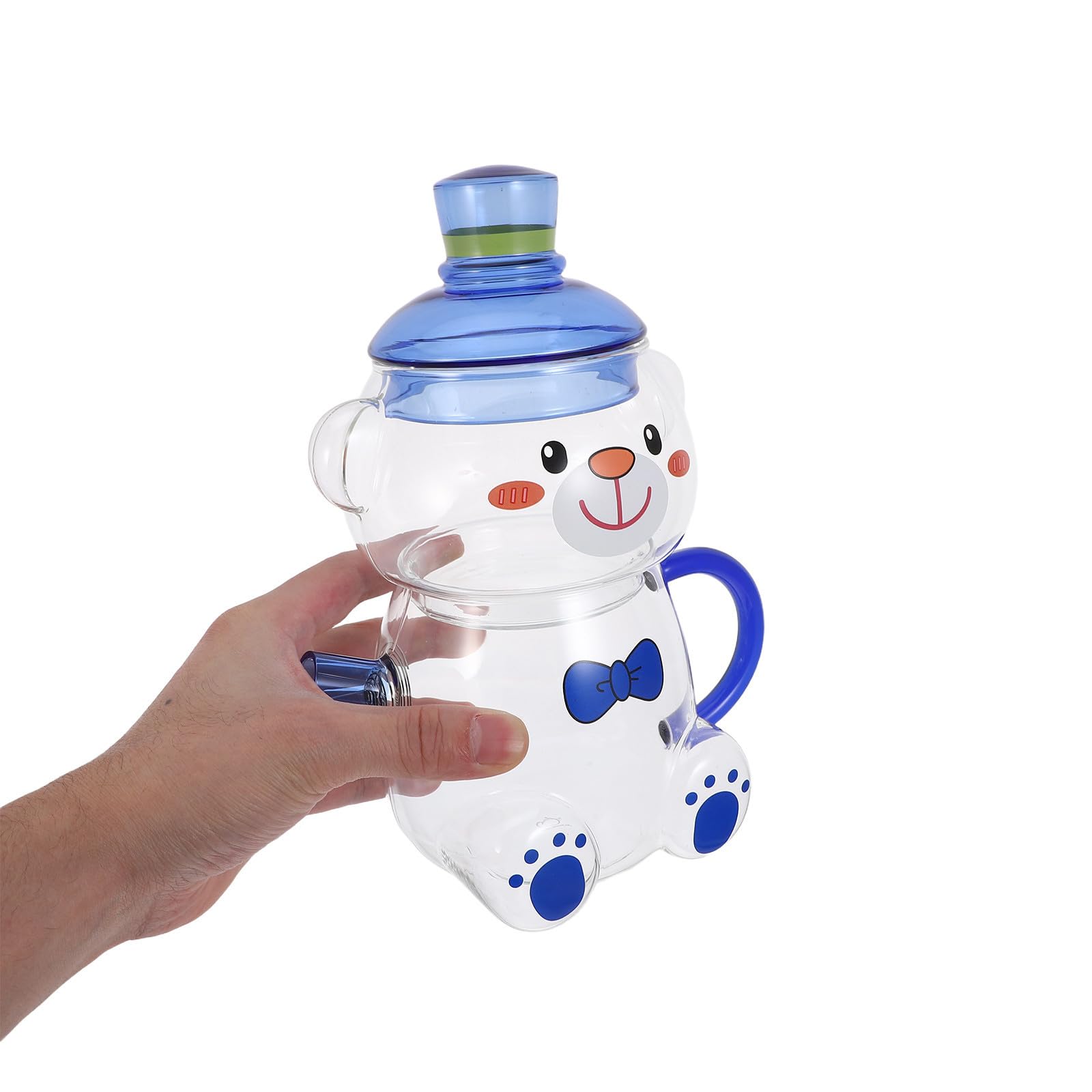 Bären Glaskrug Satz 500ml mit 400ml Becher aus Glas