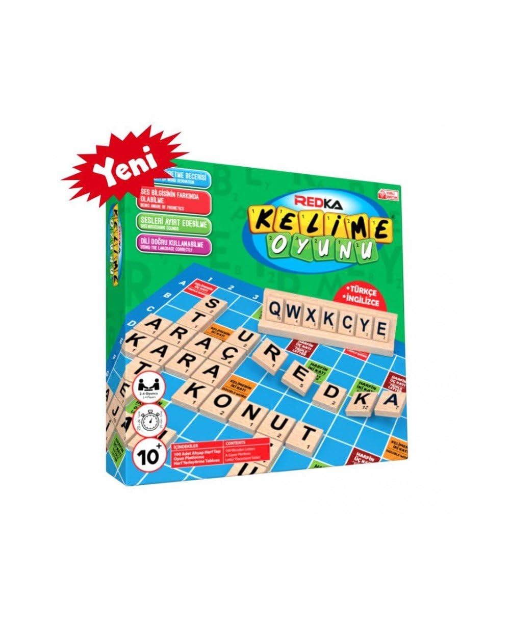 Great Planes Redka Ahşap Kelime Oyunu Kelime Üretme Kelime Avı Yerli Scrabble