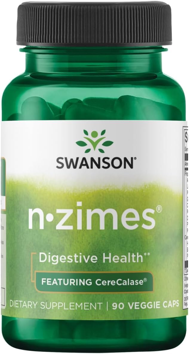Swanson Full Spectrum N-Zimes Enzyme, 90 Veg Capsules