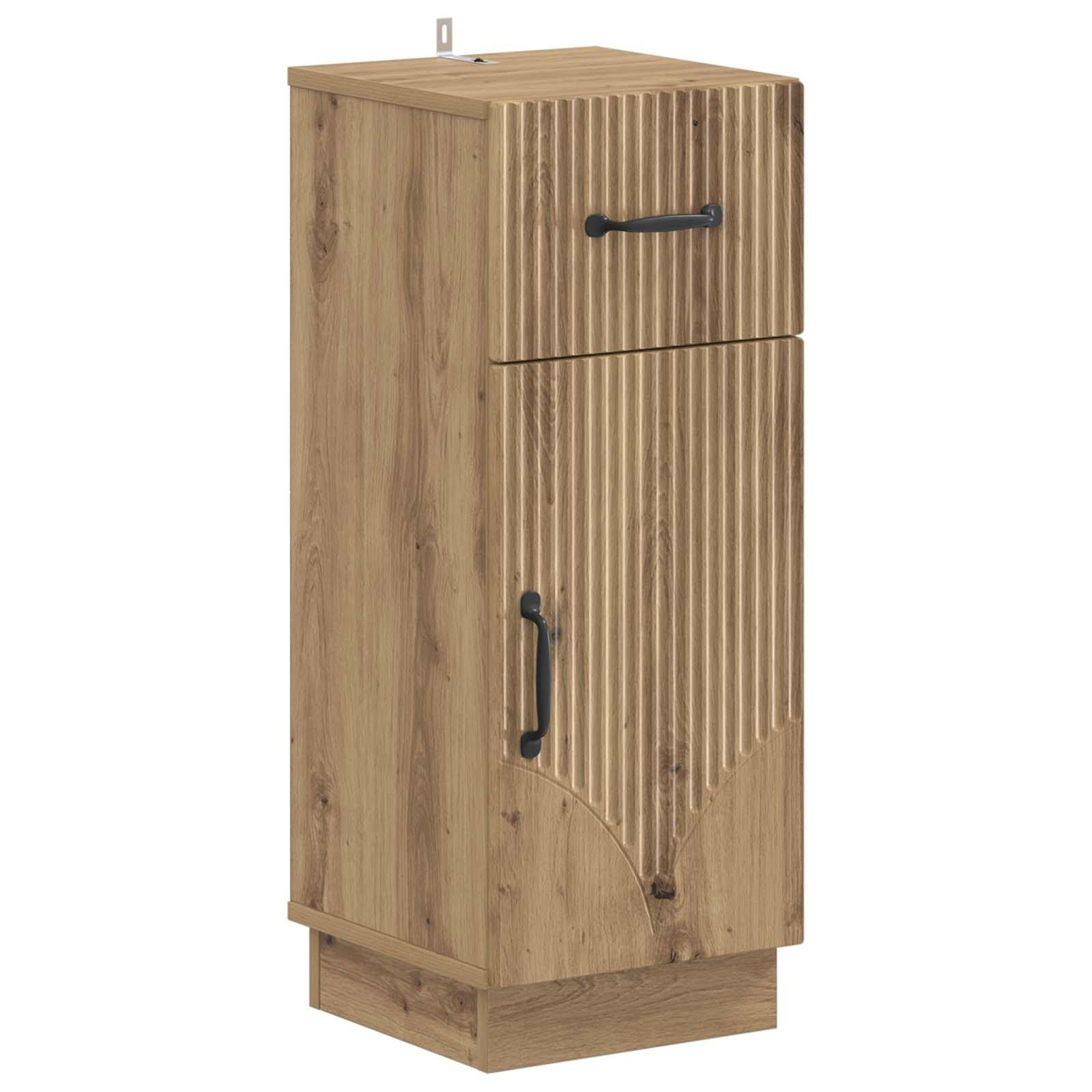 Juego de Armarios de Baño de 3 Piezas HOORN Roble Artisan