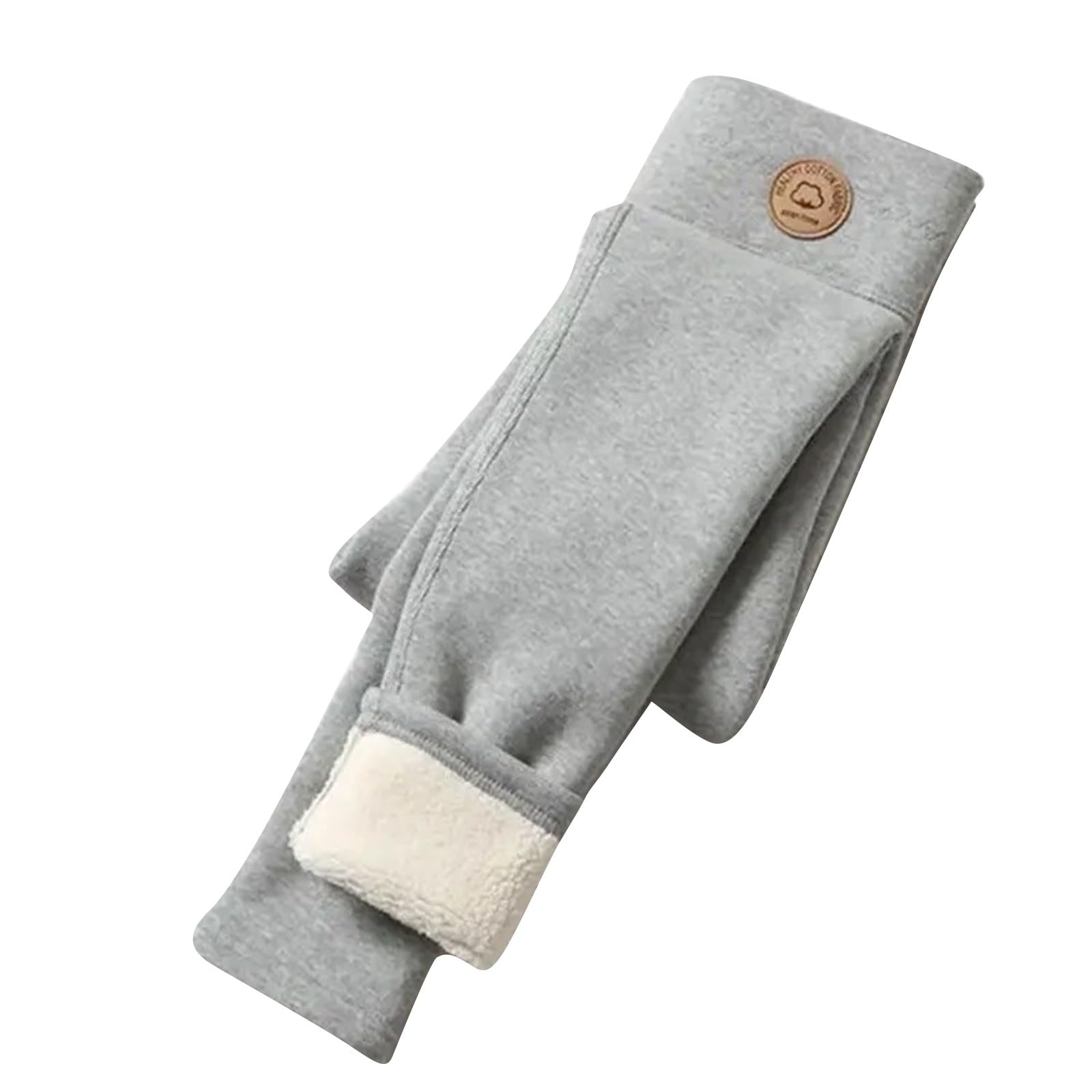 Thermo Leggings Damen Gefüttert Fleece Sportleggins Frauen Lange Warme Leggins High Waist Sport Winter Thermoleggings Verdickte Plüsch Yogahose Weich Laufhose Strumpfhose Thermohose Push Up