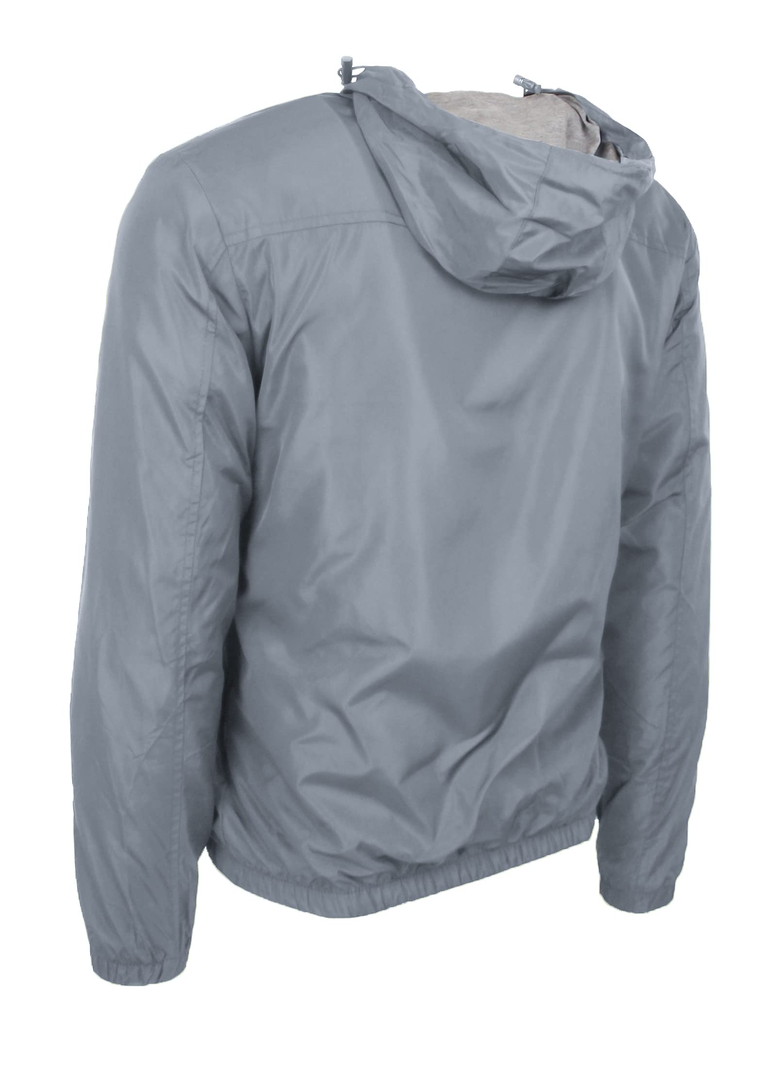 Evoga Giubbotto giacca uomo primavera estate casual impermeabile giubbino jacket con cappuccio