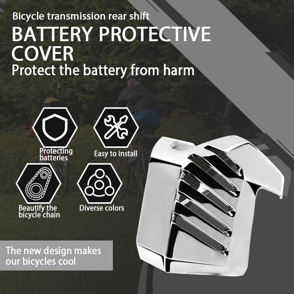 Copertura Batteria Per Deragliatore SRAM AXS - Protettore In ABS Leggero - Foto 5