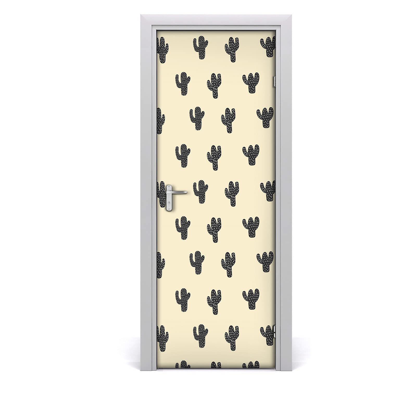Autocollant de porte pour relooker une porte abîmée facilement