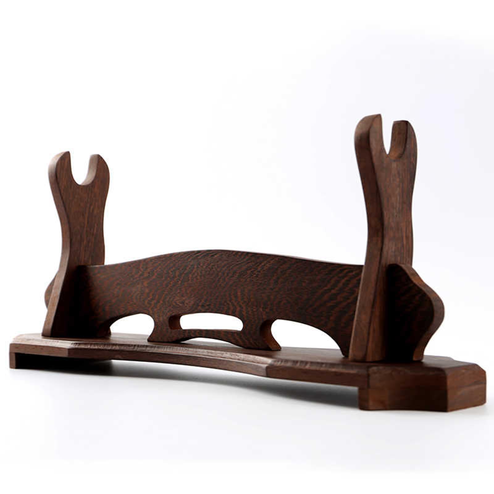 LYVQZPWLR Sword Katana Holder Stand， Wenge Wood Detachable Sword Stand Home Decor for Katana Bokken Lightsaber Flute