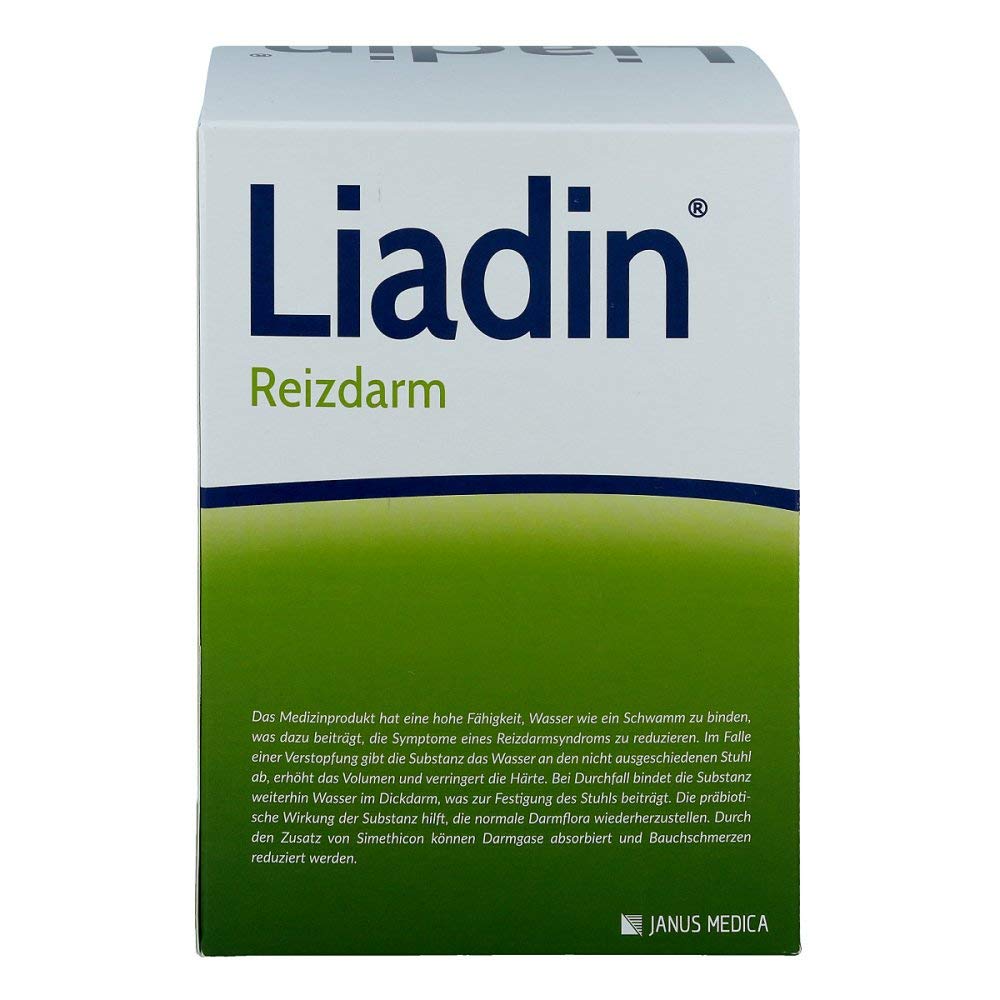 Liadin Reizdarm - Hilft bei Blähung, Reizdarm, Durchfall, Bauchschmerzen, Verstopfung - klinisch geprüft - vegan, glutenfrei, laktosefrei - 28 Stück