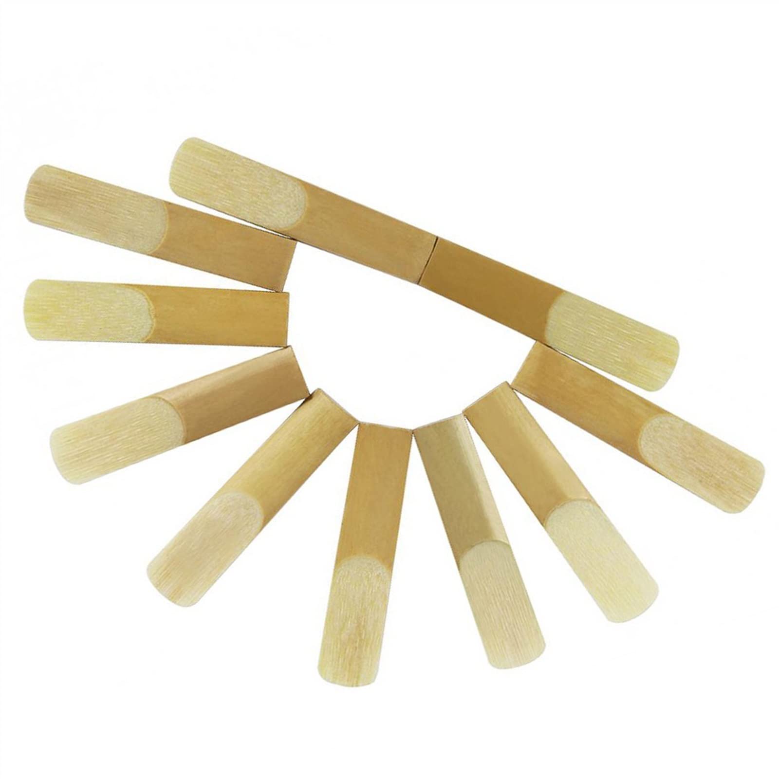 Saxophone Parts 10pcs Alto Tenor Bb Saxophone Reed Bulrush Reeds Strength 2.5 Saxophone Accessories Parts