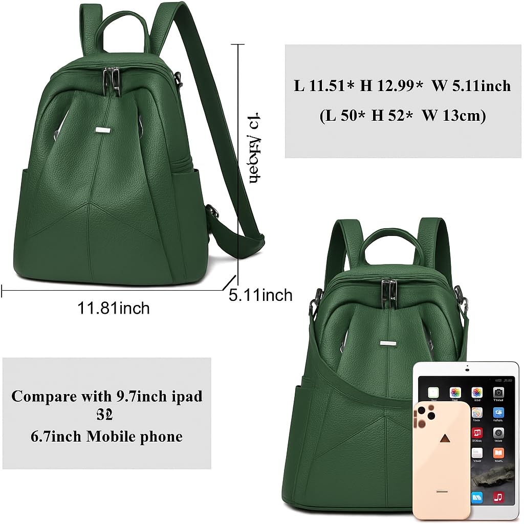 Women Casual Travel Bags Stylish Medium Lightweight Backpack for Girls Fashion Multipurpose Shoulder Backpack
