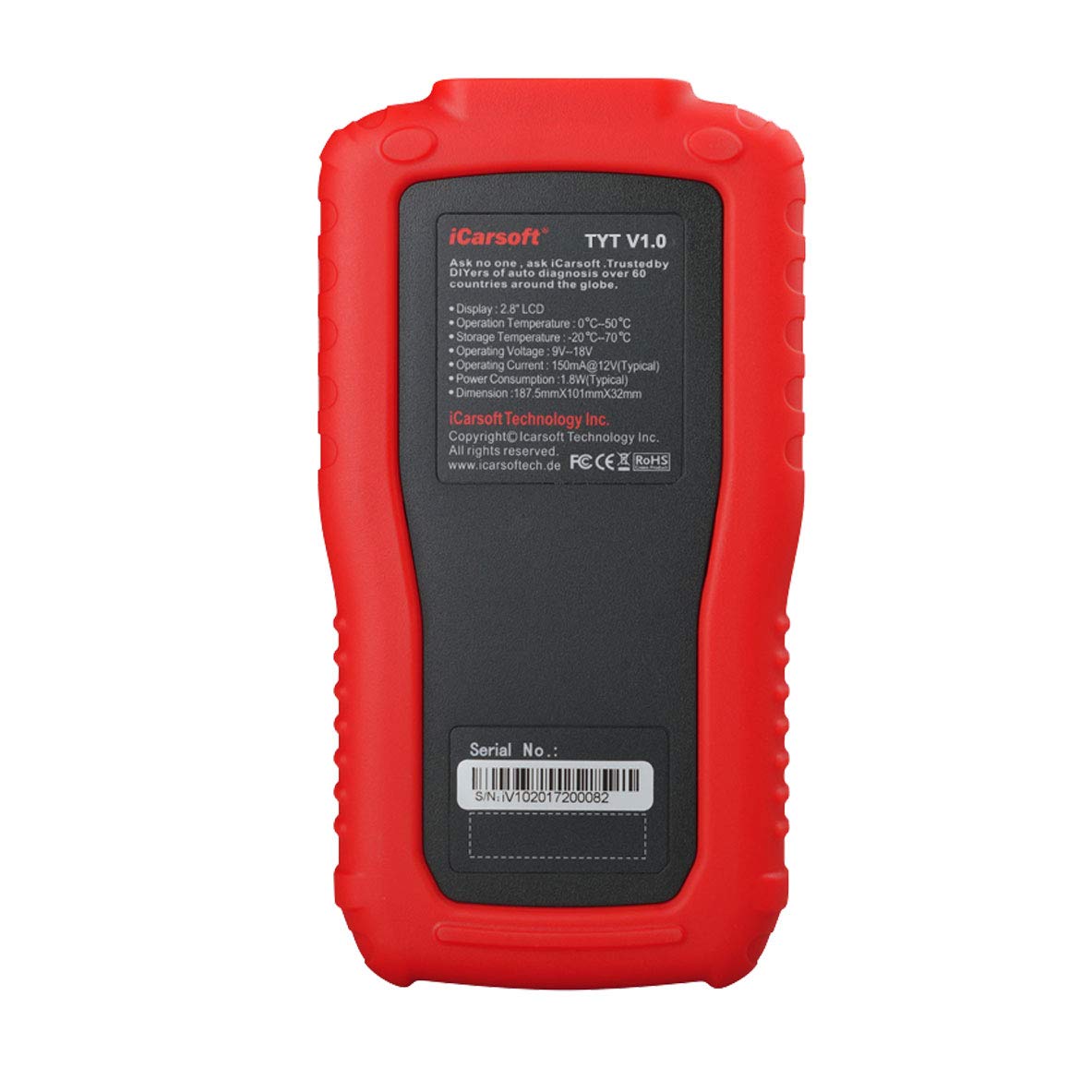 iCarsoft TYT V1.0 Diagnose OBD Scanner für Toyota/Lexus/Scion/Isuzu