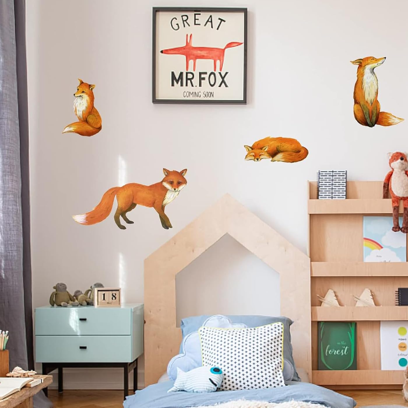 Adesivi Murali Animali - 47 Pezzi Per Camera Bambini, Stella E Panda - Foto 12