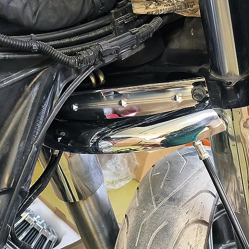 Chrome Lower Triple Tree Wind Deflector Fit For Harley
