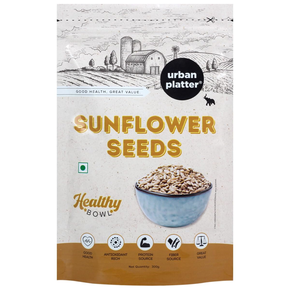 See full amazon price history chart for Urban Platter Healthy Bowl Raw Sunflower Seeds, 300g Urban Platter Healthy Bowl Raw Sunflower Seeds, 300g (B096NVDKWH) Amazon Price History, Amazon Price Tracker