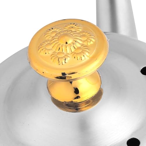 Miniatura 7 de Tetera de 1.2L con infusor extraíble, tetera de acero inoxidable, tetera de acero inoxidable, tetera dispensadora con cuello de cisne para verter