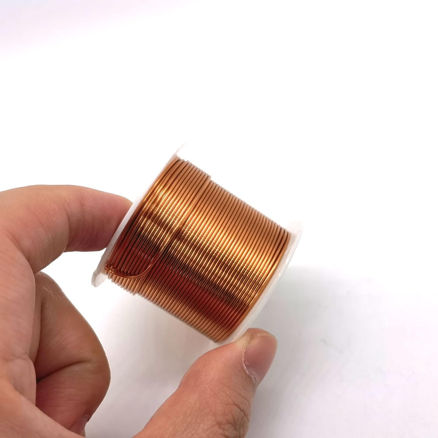 Magnet Copper Enameled Magnet Winding Wire 18AWG 38AWG 34AWG 41AWG 0.21mm 0.3mm 0.16mm 0.05mm 0.11mm QA-1/155 for Electric Motors (Color : OD 0.06mm, Size : Weight 100g)
