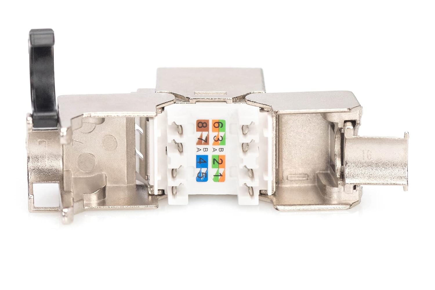 Digitus Keystone Module Cat-8.1 Shielded - RJ45-2000 MHz - 25/40GBase-T - Category 8 Class I - Mounting Tool-Free
