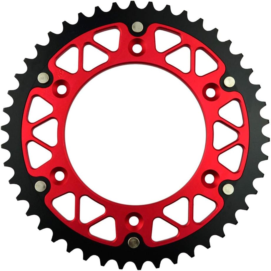 AHL Steel Aluminium Composite Rear Sprocket Compatible with Honda CRF450R CRF450 R 2002-2015 (51 Teeth)