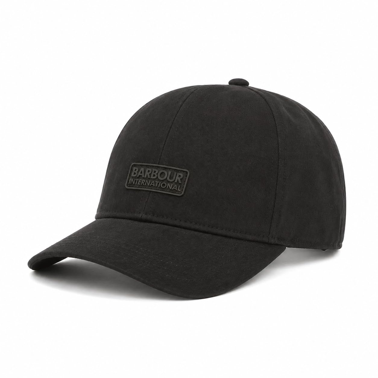 Barbour International Norton Drill Baseball Cap, Black, Adjustable Strap