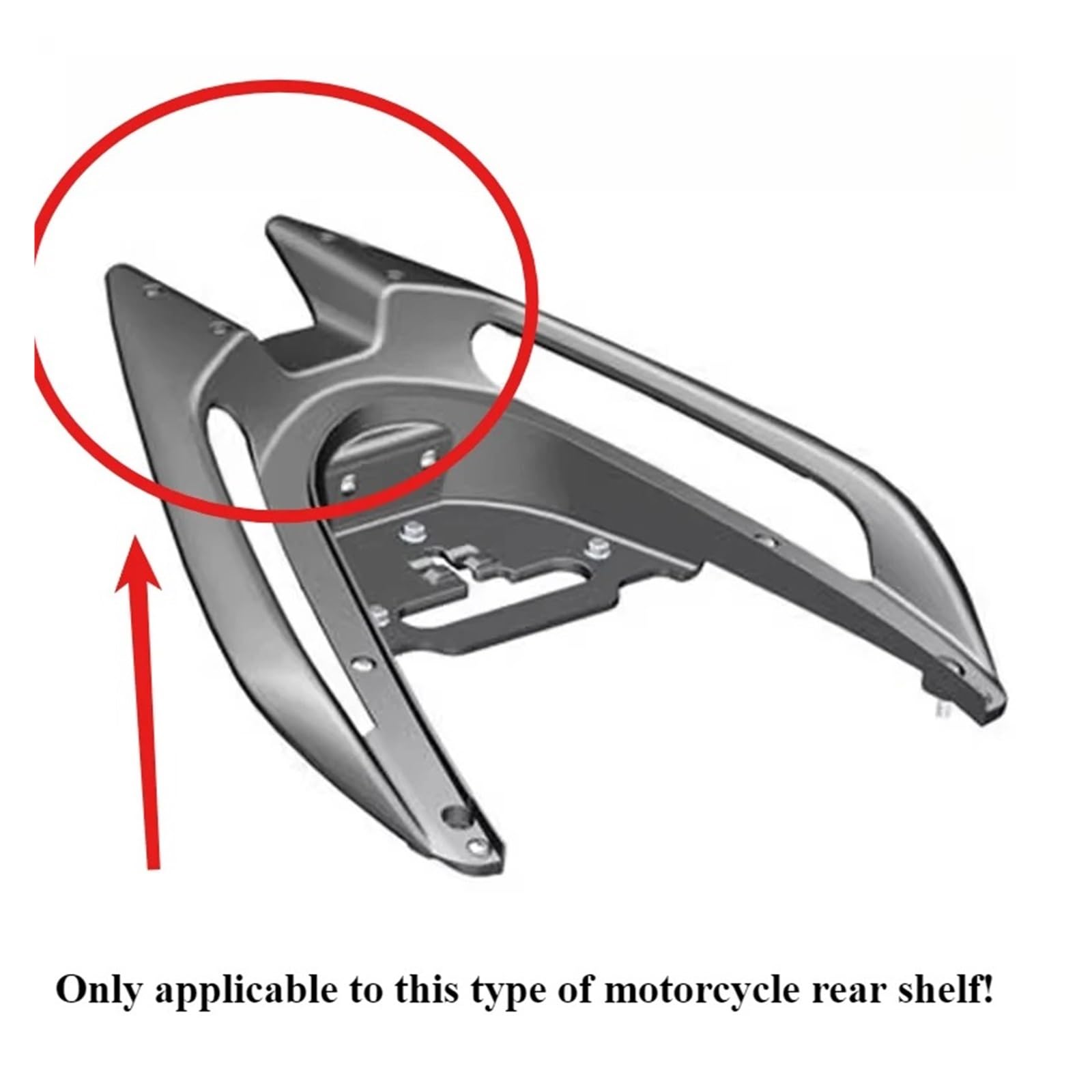 Moto Staffa Portapacchi Per ZONTES 368M 368D Per Accessori Di Modifica Della Piastra Di Supporto Del Bauletto Posteriore