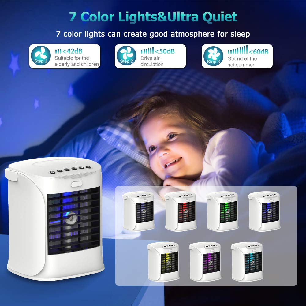 Amazon | ポータブルエアコン パーソナルエアコンファン 3速