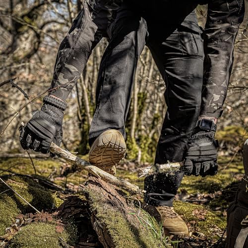 Men's 8 inch Tactical Boots Outdoor Casual Lightweight Coyote Military Boots for Hiking Work Combat 7