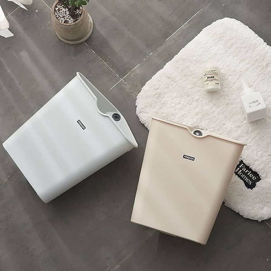 Amazon｜フタ付きゴミ箱 創造的な三角形のゴミ箱8.5L おしゃれ