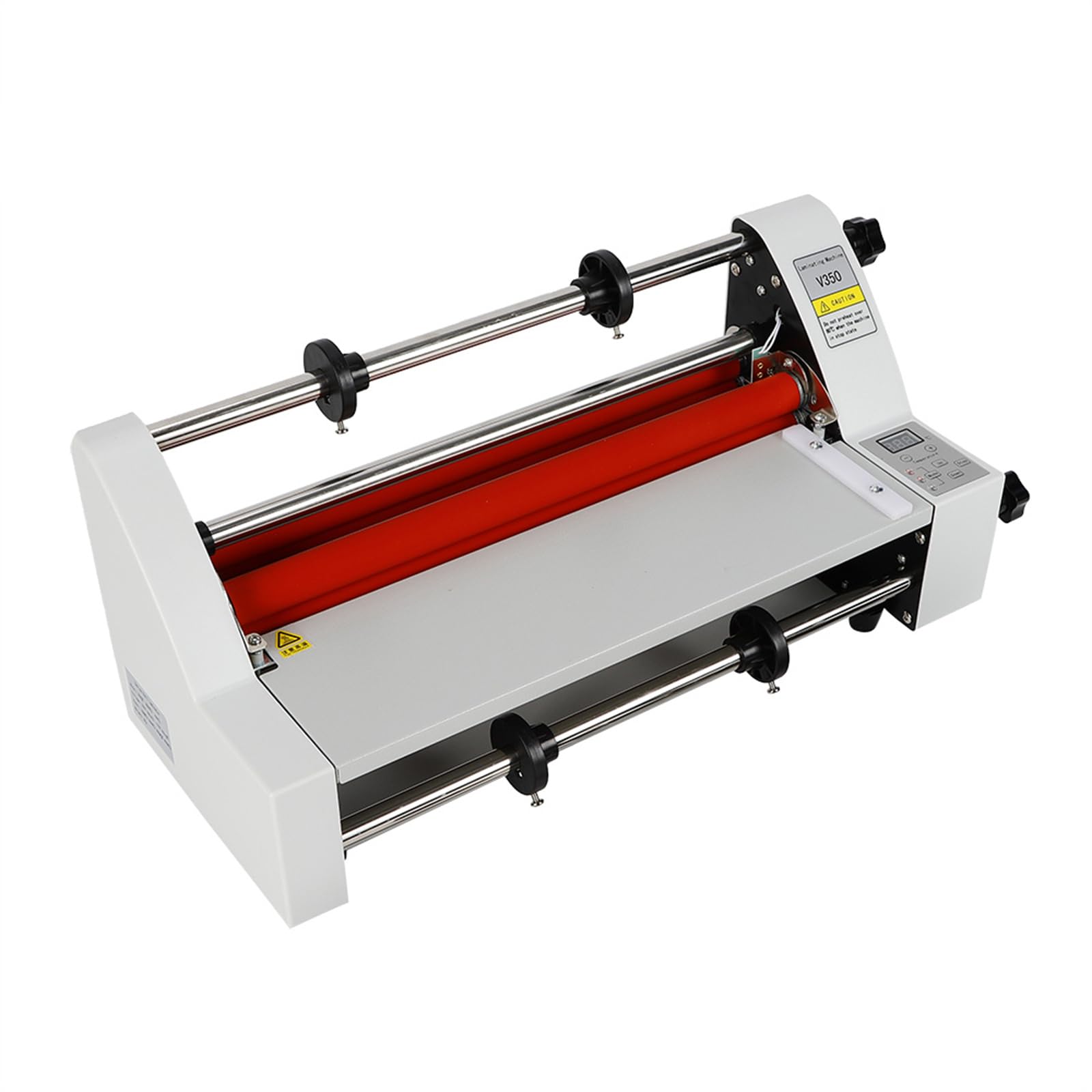 BICKKOMG BICKKOMG V350 350mm Hot Cold Roll Laminator, 110V Digital Display Single and Dual Sided Thermal Laminating Machine Thermal Laminator Machine with Quiet Technology for Home Office School