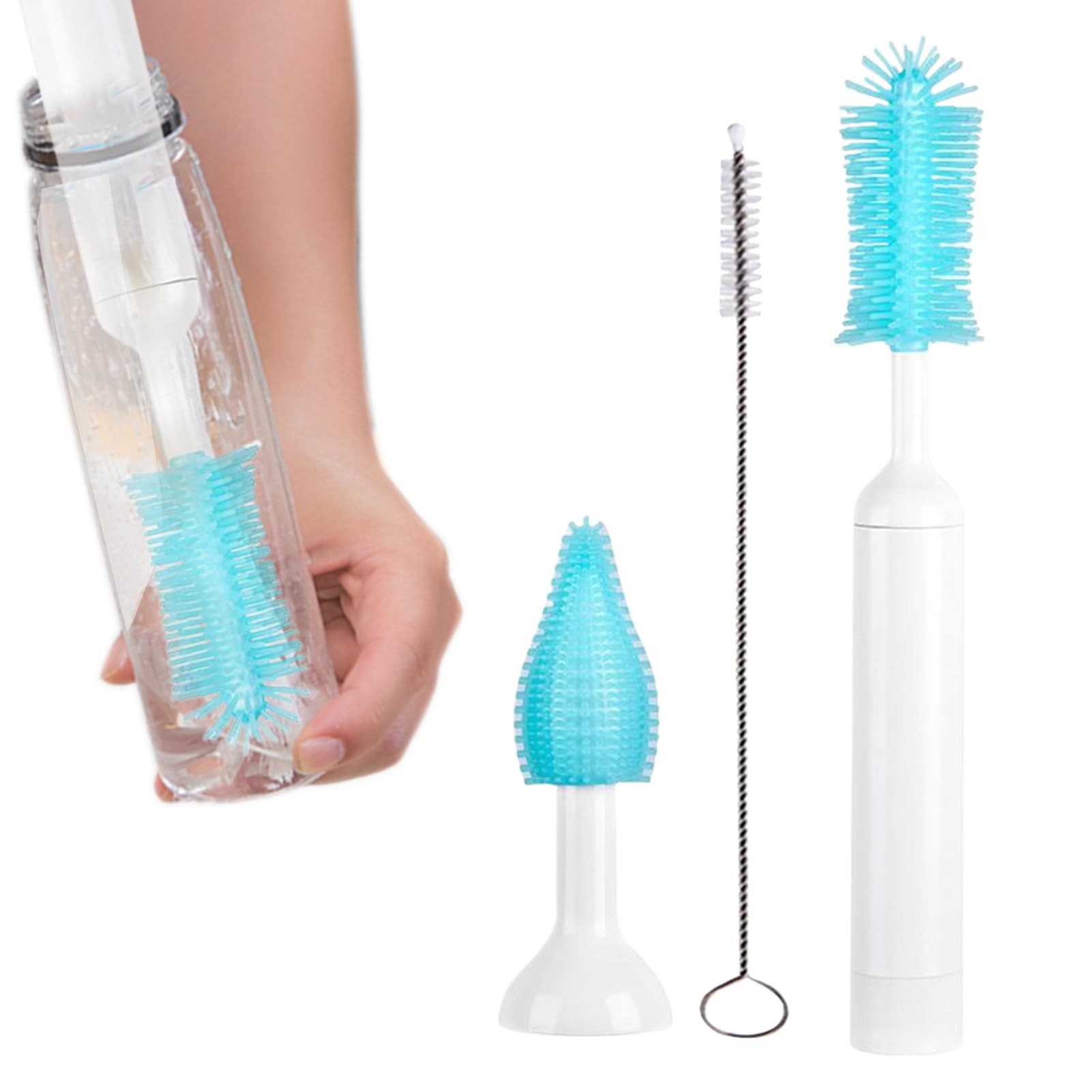 Brosse à biberon électrique pour un nettoyage facile en voyage et maison