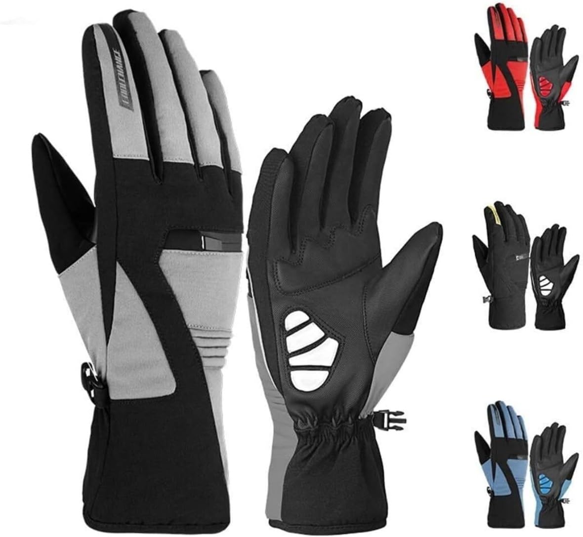 Guantes De Bicicleta De Montaña Guante De Ciclismo Para Hombre, Cálido, Impermeable, Para Motocicleta, Bicicleta, A Prueba De Golpes