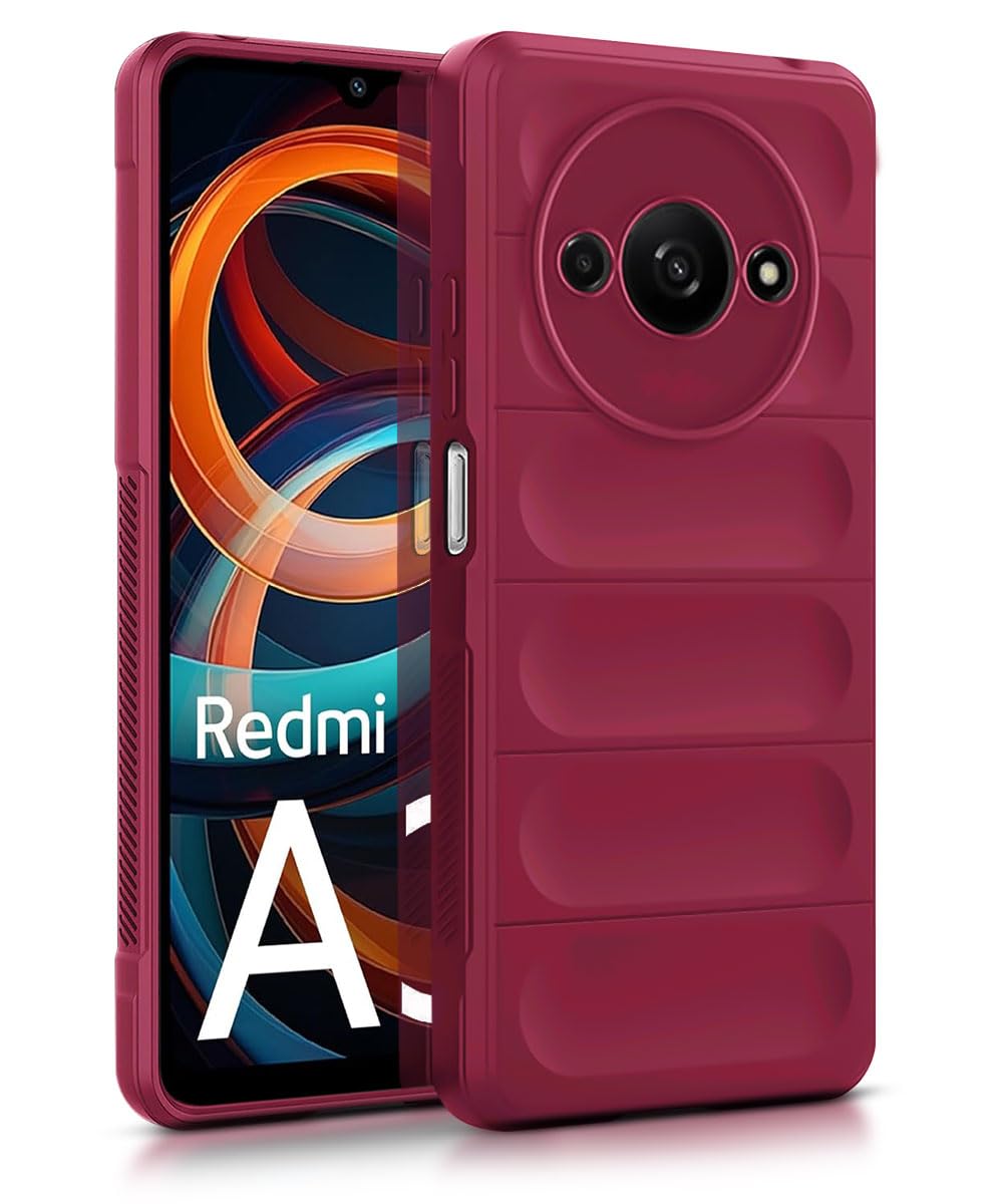 WOW IMAGINE Ultimate Silicon Back Cover Case for Mi Redmi A3 | Redmi A3X | Poco C61 | Military Grade Drop Protection Shockproof Bumper | Anti-Slip | Scratch Proof Micro-Fibre Cloth (Pitch Black) (B0D3HJNDHW) Amazon Price History, Amazon Price Tracker