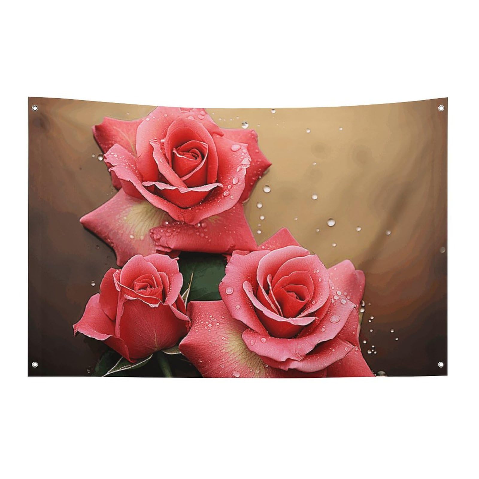 Drapeau roses pour dortoir et fêtes étudiantes, grand format résistant