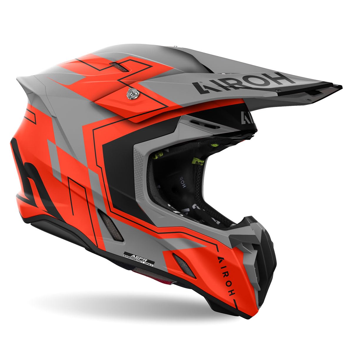 AIROH TWIST 3 DIZZY ORANGE FLUO MATT L