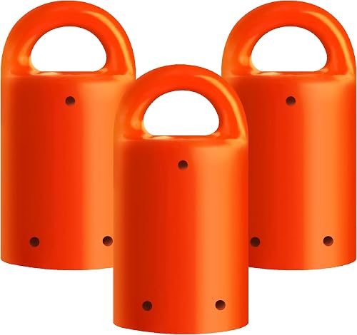 Magnetic Wall Stud Finder - Small Easy Behind Wall Stud Finder, Wood Finder, Tool for Finding Studs (3 Pack) (Orange)
