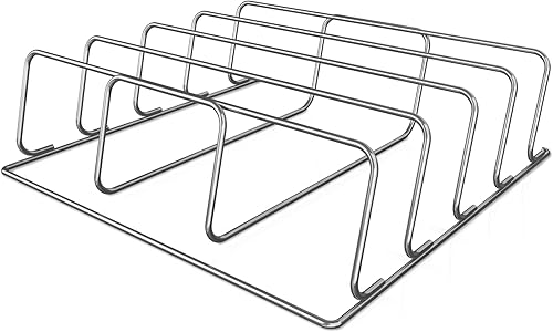 Ninja XSKRACKXL - Estante para costillas Woodfire, compatible con las series OG800 y OG900, Smokes 4 estantes completos de costillas, eleva las