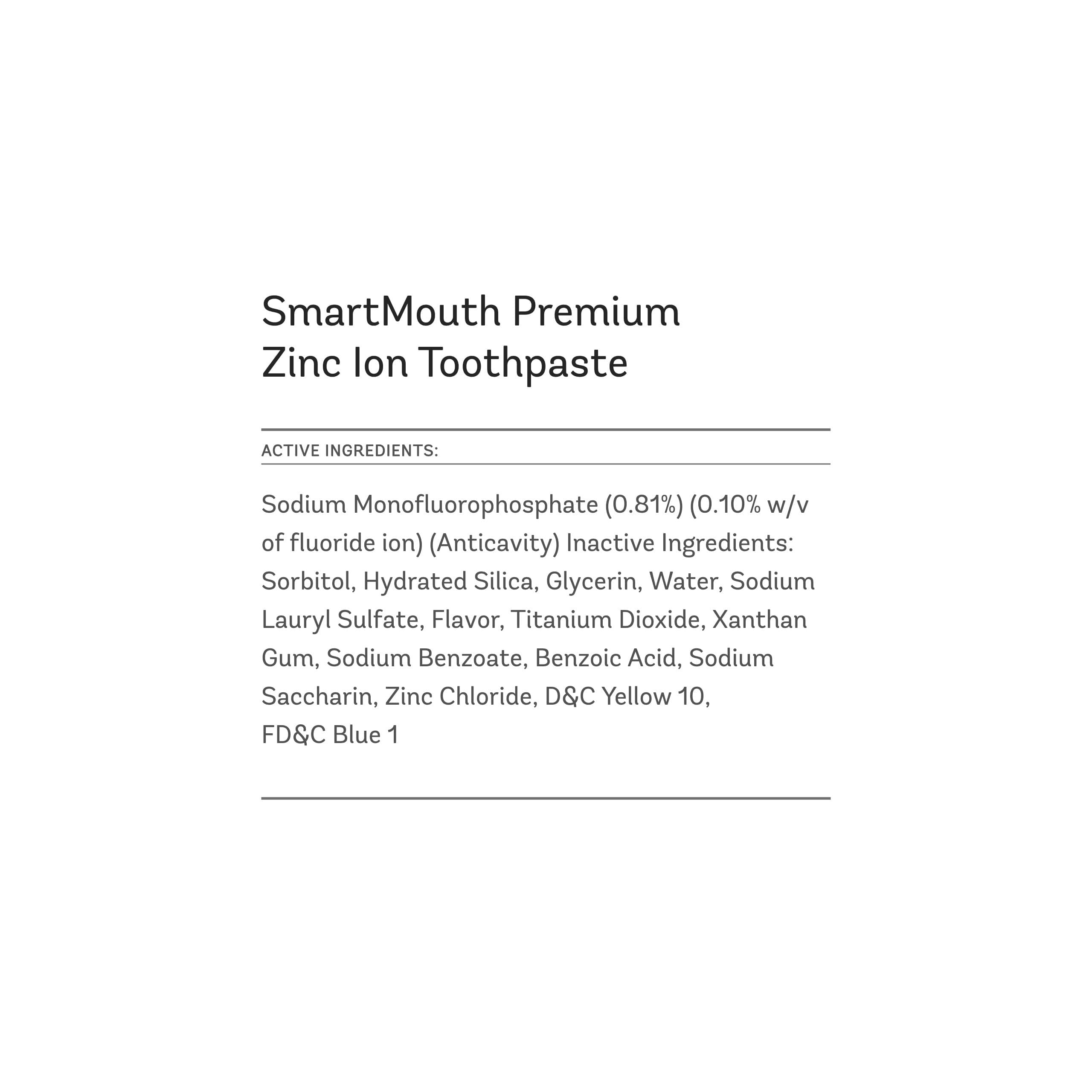 SmartMouth Pasta de dientes, menta refrescante, tubo de 6 onzas (paquete de 3)