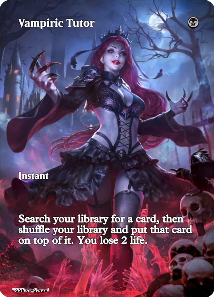 Vampire Ancient hearts トレーディングカード　未開封 Amazon.com: 4x | Vampiric Tutor | Full Art | Foil or Non-Foil (Non