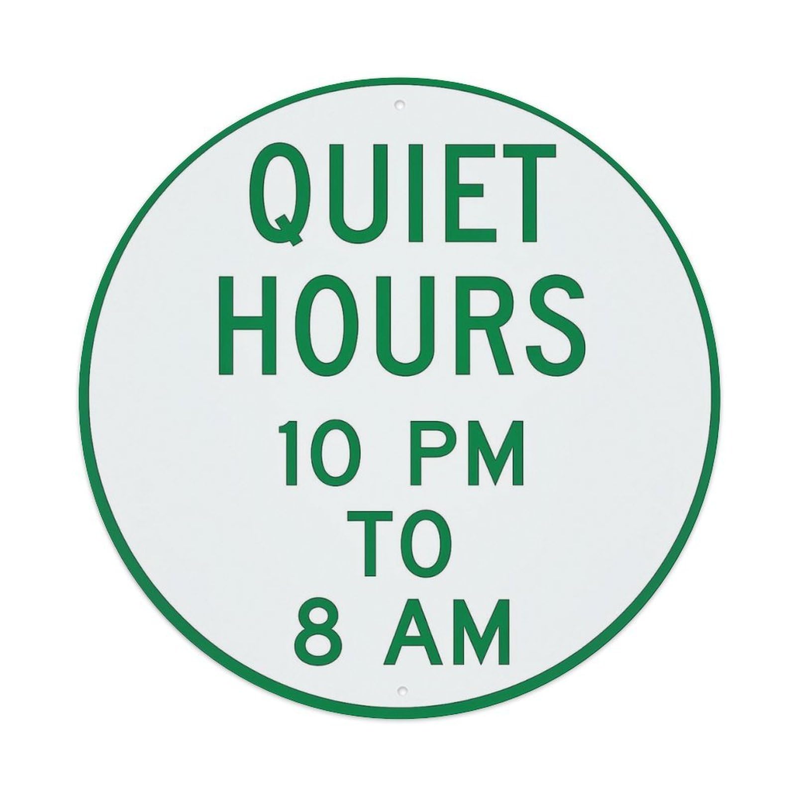 Jdyansheng Vintage Quiet Hours Sign Pattern Print Tin Sign Metal Poster Metal Signs For Home Man Cave Bar Cafe Kitchen Laundry Room Wall Decorations 8X8 Inches