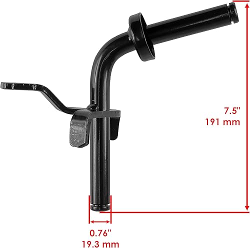 Miniatura 2 de Caltric Volante eje derecho compatible con John Deere L110 L111 L118 L120 L130 cortacésped