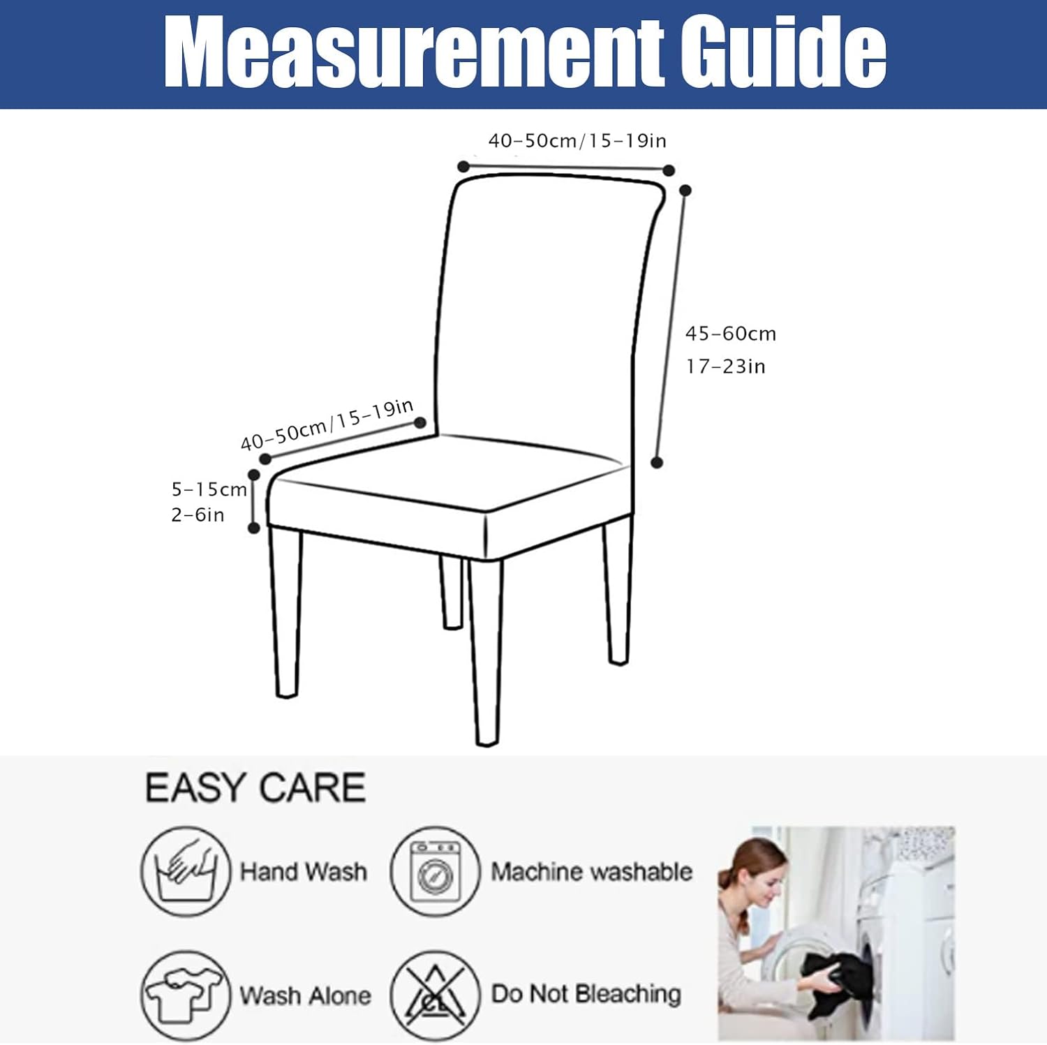 YOPOIY PU Leather Stretch Chair Covers Water Resistant Oilproof Parsons Chair Slipcovers Non Slip Kitchen Chair Cover Removable Chair Protector for Dining Room -Light grey-2PCS