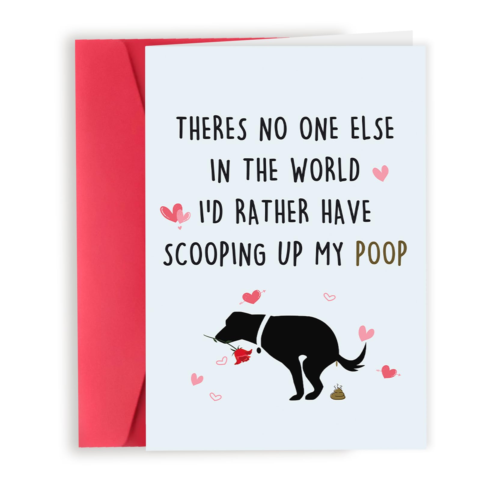 Londue Funny Dog Dad Fathers Day Card from Son Daughter, Cute Dog Father Gifts for Men or Him, Father's Day Card for Dog Lover