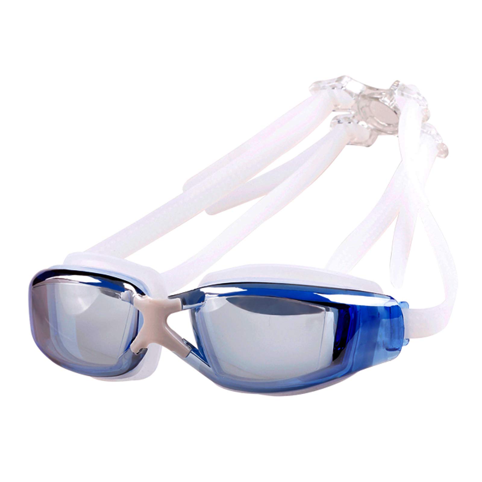 ZJDYDY Occhialini da Nuoto, Occhialini da Nuoto Miopia Senza Perdite Protezione UV Antiappannamento con Custodia di Protezione Gratuita per Adulti Uomini Donne Giovani Bambini