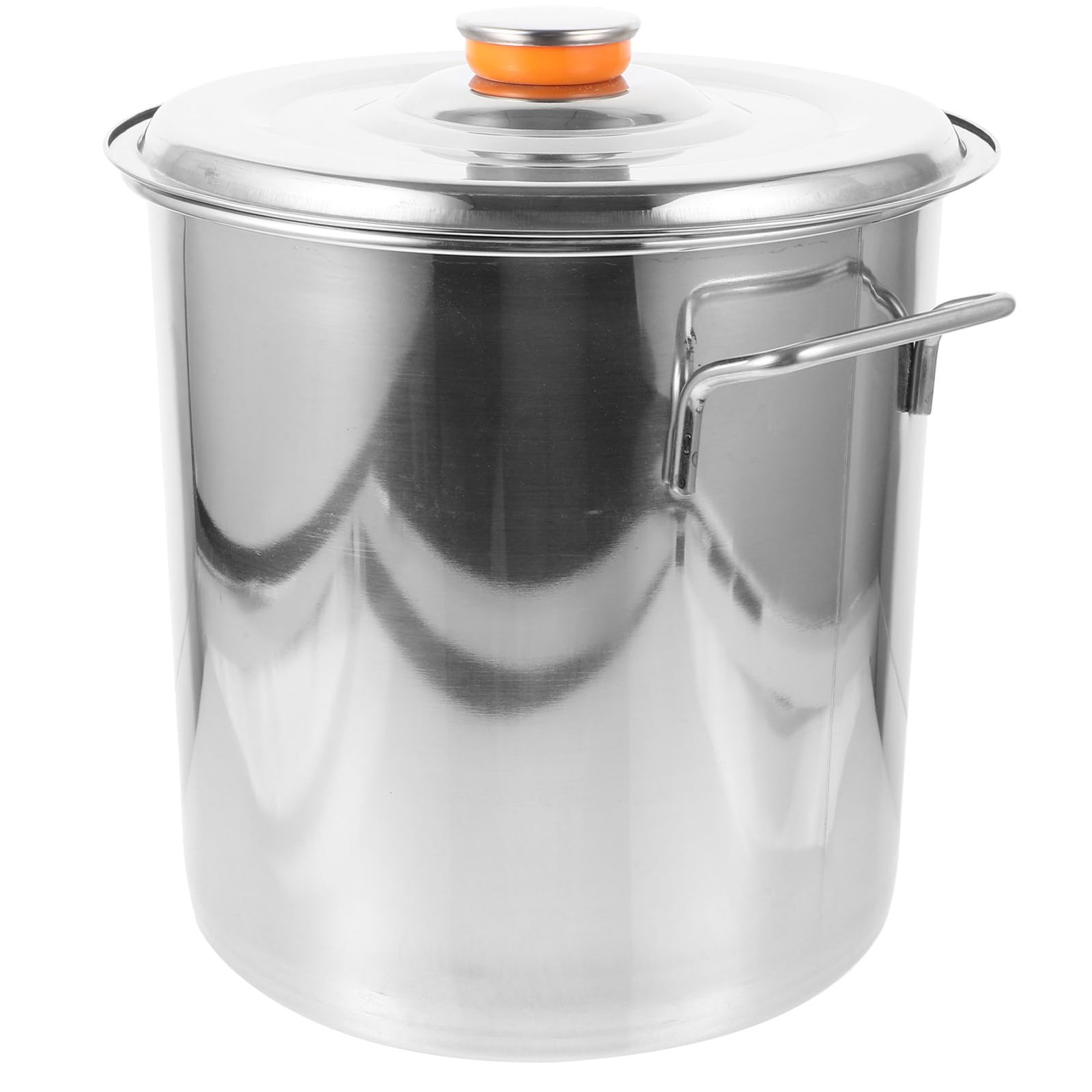Garneck Pentola in Acciaio Inossidabile per Zuppa e Aragosta Manici, Grande capacità, Design Lucido e Liscio, per Cucina Domestica e Bollitura