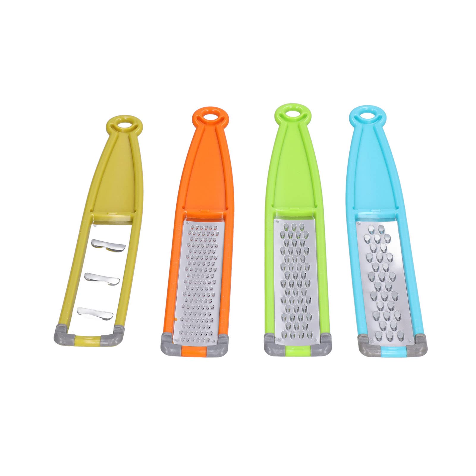 PAREKS Cheese Grater with Handle, Cheese Grater Handheld, Graters for KitcheStainless Steel with Hanging Hole, Easy to Grate for Vegetable Fruit Nutmeg Nuts LemoGinger Garlic Grater Kitchenware