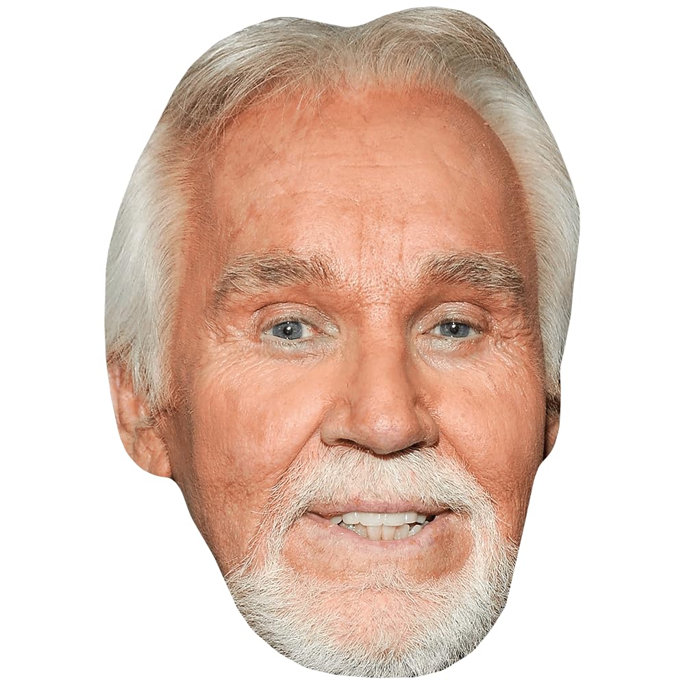 Kenneth Rogers (Beard) Big Head. Larger than life mask.
