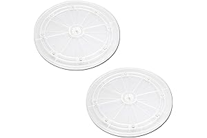 MY MIRONEY 8 Inch Small Lazy Susan - Clear Plastic Acrylic Organizer