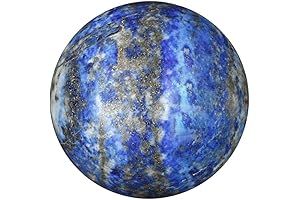 An Orb of Spiritual Sky: Lapis Lazuli Crystal Sphere for Reiki Healing