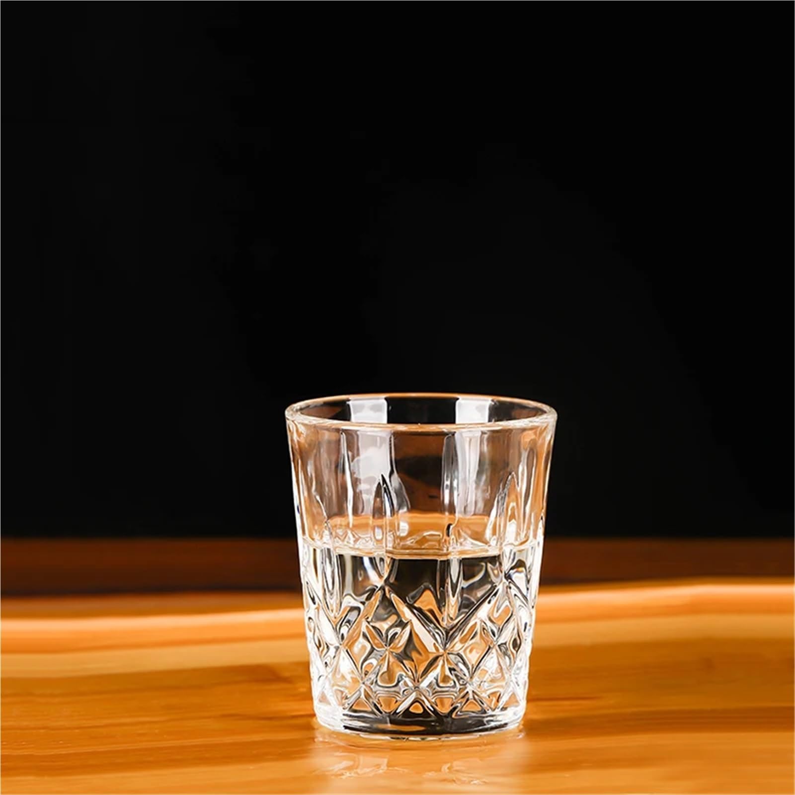 Kristallgläser 50 ml geschnitzte Weinglas Bar Whiskey Cocktail Brandy Gläser Trinkgeschirr 6 Stück transparente Tasse Restaurant Kaltgetränkebecher