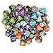 SmartDealsPro 6 x 7 Sets(42 Pieces) Double Colors Polyhedral Dice Set with Pouches for Dungeons and Dragons DND RPG MTG Table Games D4 D6 D8 D10 D12 D20 (6-Colors Set 2)…