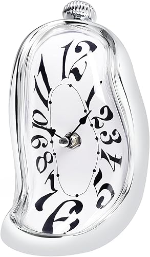 NUOVO Reloj de fusión Salvador Dali, reloj creativo de moda, estante de escritorio, reloj de mesa, reloj de personalidad, reloj divertido reloj de
